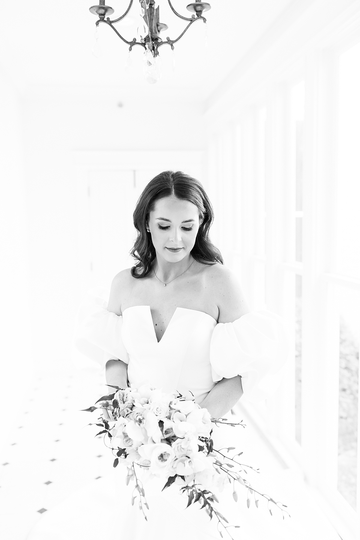 Mcalister Leftwich House bridals black and white